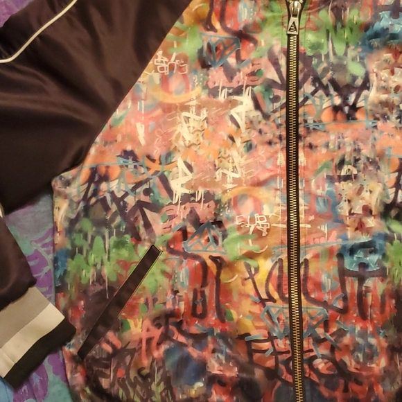 Bansky Pray by Eleven Paris Bomber Jacket X - Picture 5 of 7